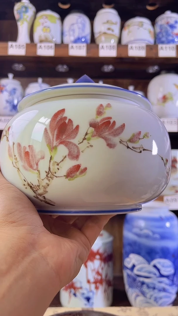 迎君陶瓷纯手工手绘 纯手工拉坯      18