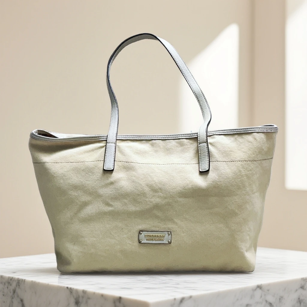 95新 BURBERRY/博柏利  帆布托特包  1794 6561