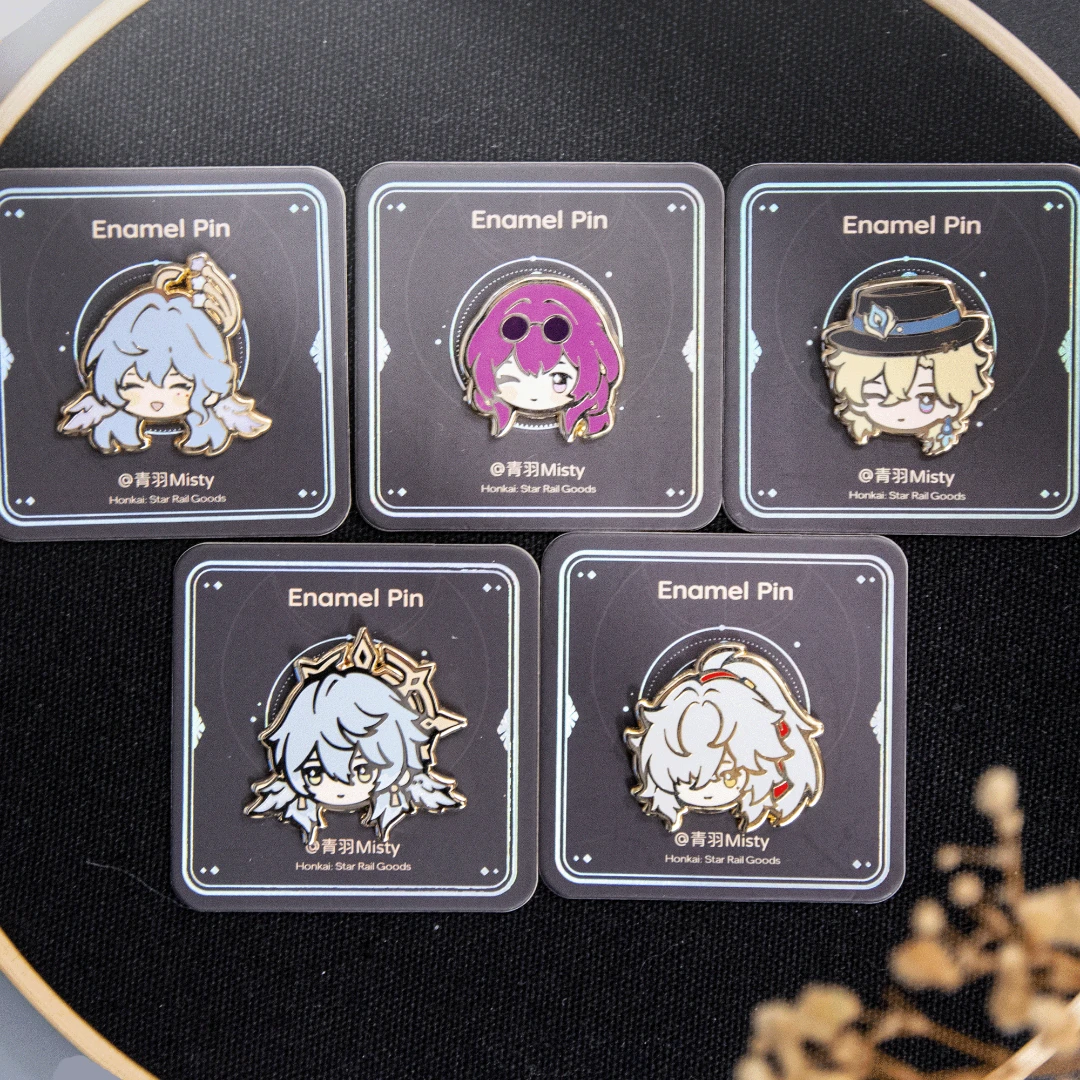 崩铁同人周边白厄星期日砂金仿珐琅金属徽章大头系列生日礼物推荐