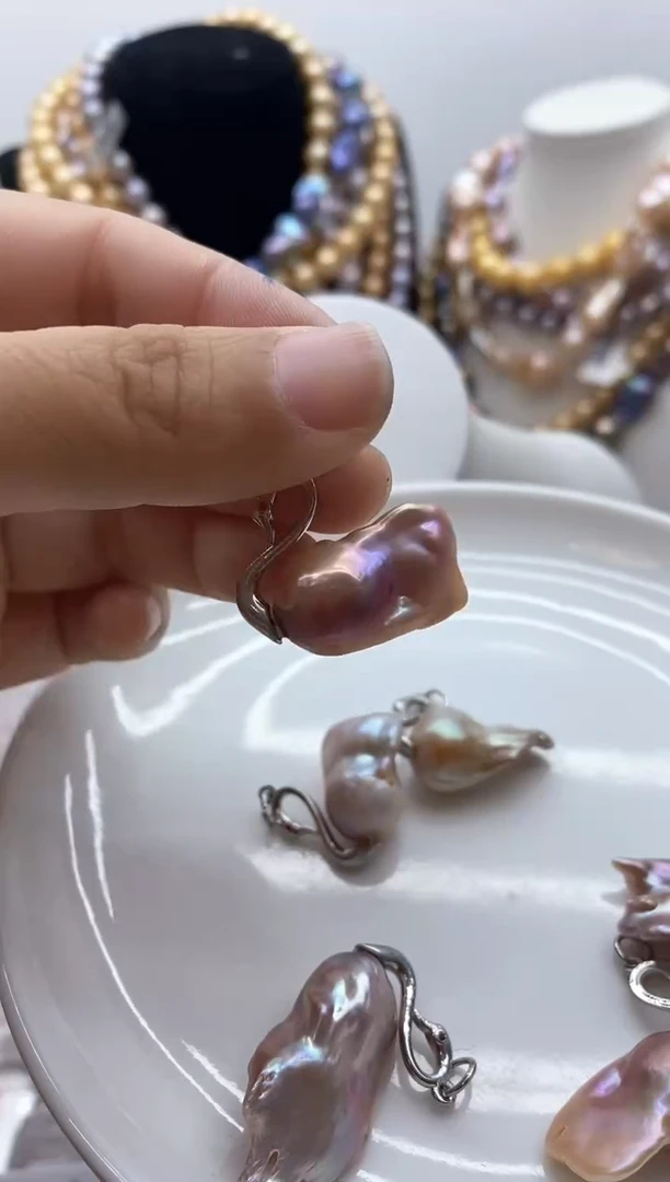 【闪购商品】淡水珍珠颈饰钛钢64