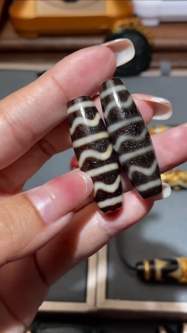 【闪购商品】玛瑙/玉髓颈饰未镶嵌LZ-00856四线三水纹多样性发其一