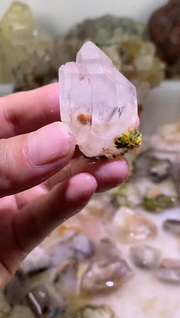 未镶嵌珠宝半成品水晶46号四川美姑超七花园水晶