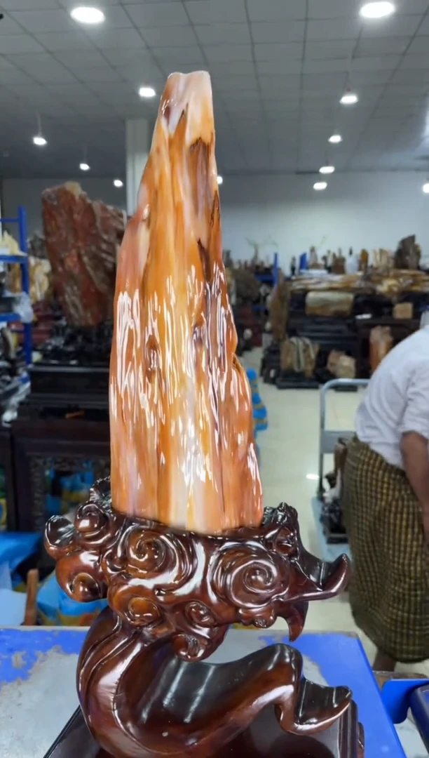 硅化玉摆件未镶嵌22