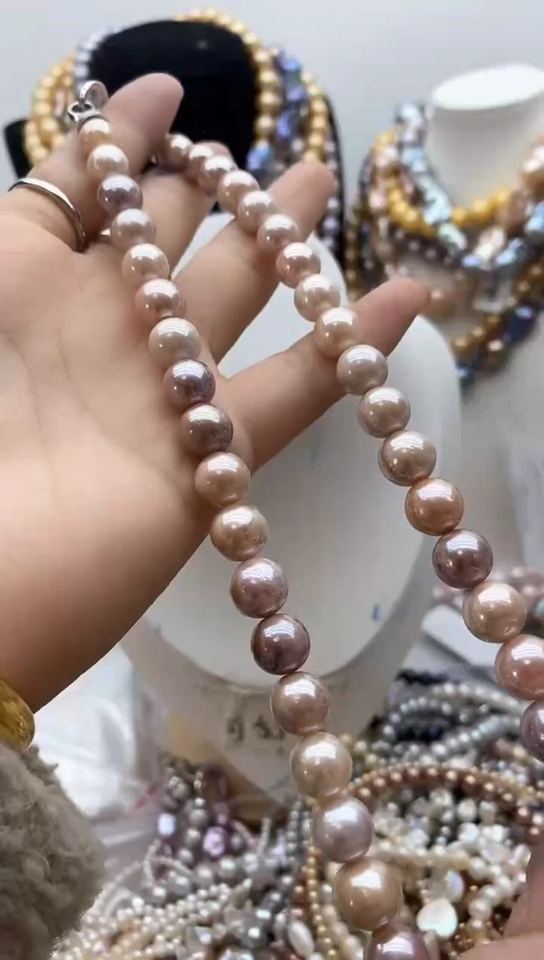 【闪购商品】淡水珍珠颈饰钛钢96