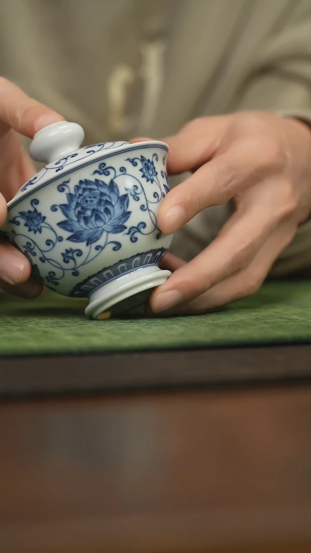 【闪购商品】杯柴窑青花破价福利