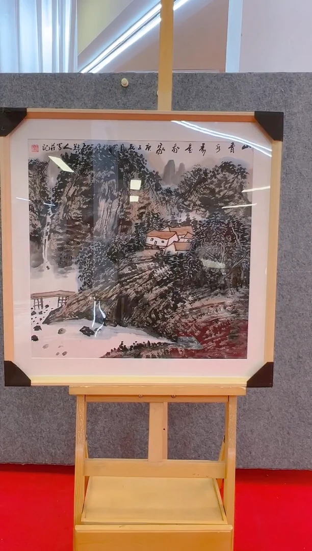 【闪购商品】绘画王冠人-4平尺-国画作品