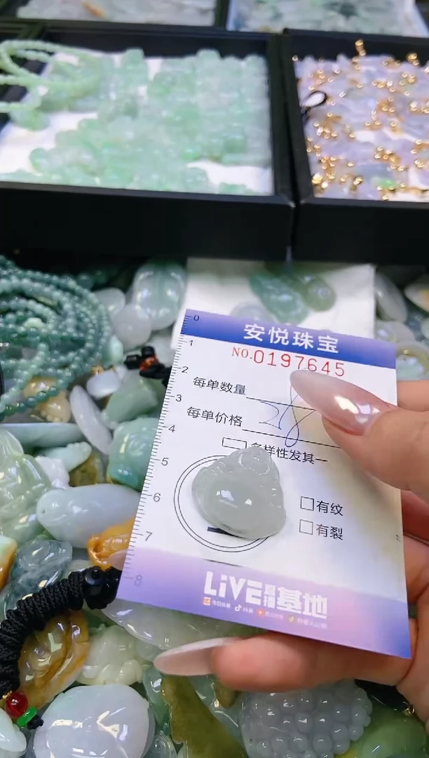 翡翠未镶嵌颈饰闪购0197645