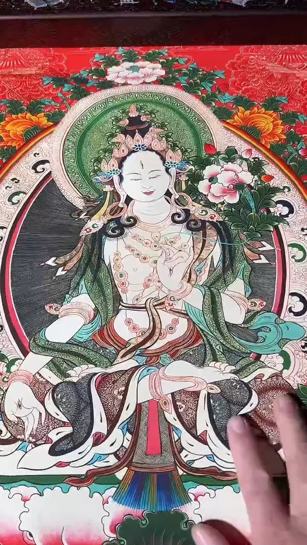 卷轴画藏式珍藏彩绘艺术馆36