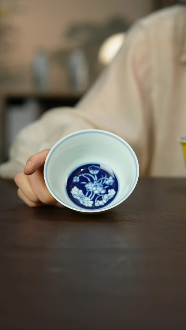 景德镇杯碗柴烧多人