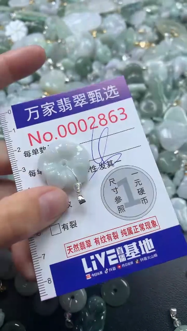 吊坠(不含链)未镶嵌翡翠2863