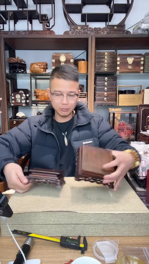 乌木类书架悟*894大号斗台3个  瑕疵