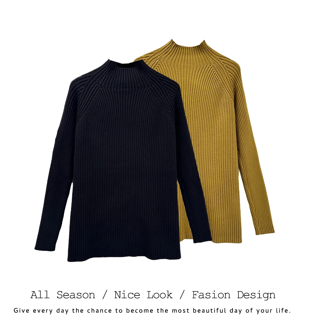 479     时尚多色半高领秋冬百搭打底衫长袖      款号#2905
