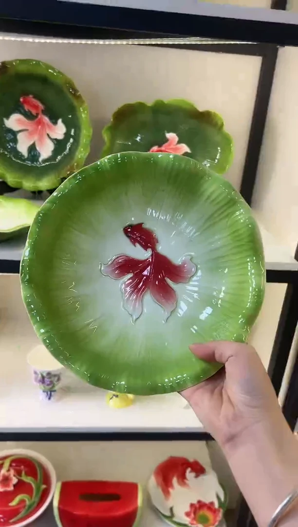 金鱼深菜盘，，，，，