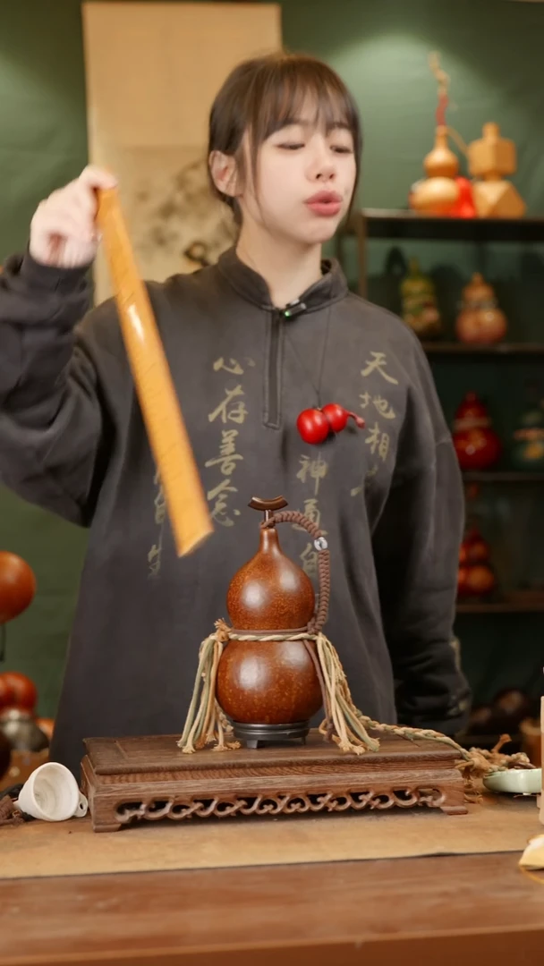 81号精品天然大漆酒葫芦一物一拍~
