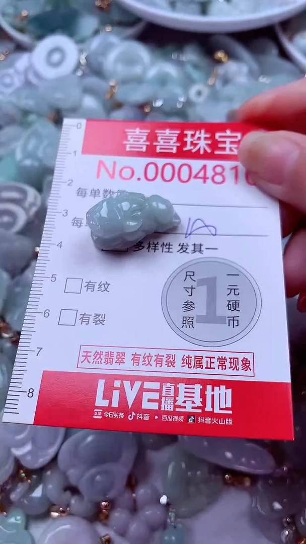 吊坠(不含链)未镶嵌翡翠4810