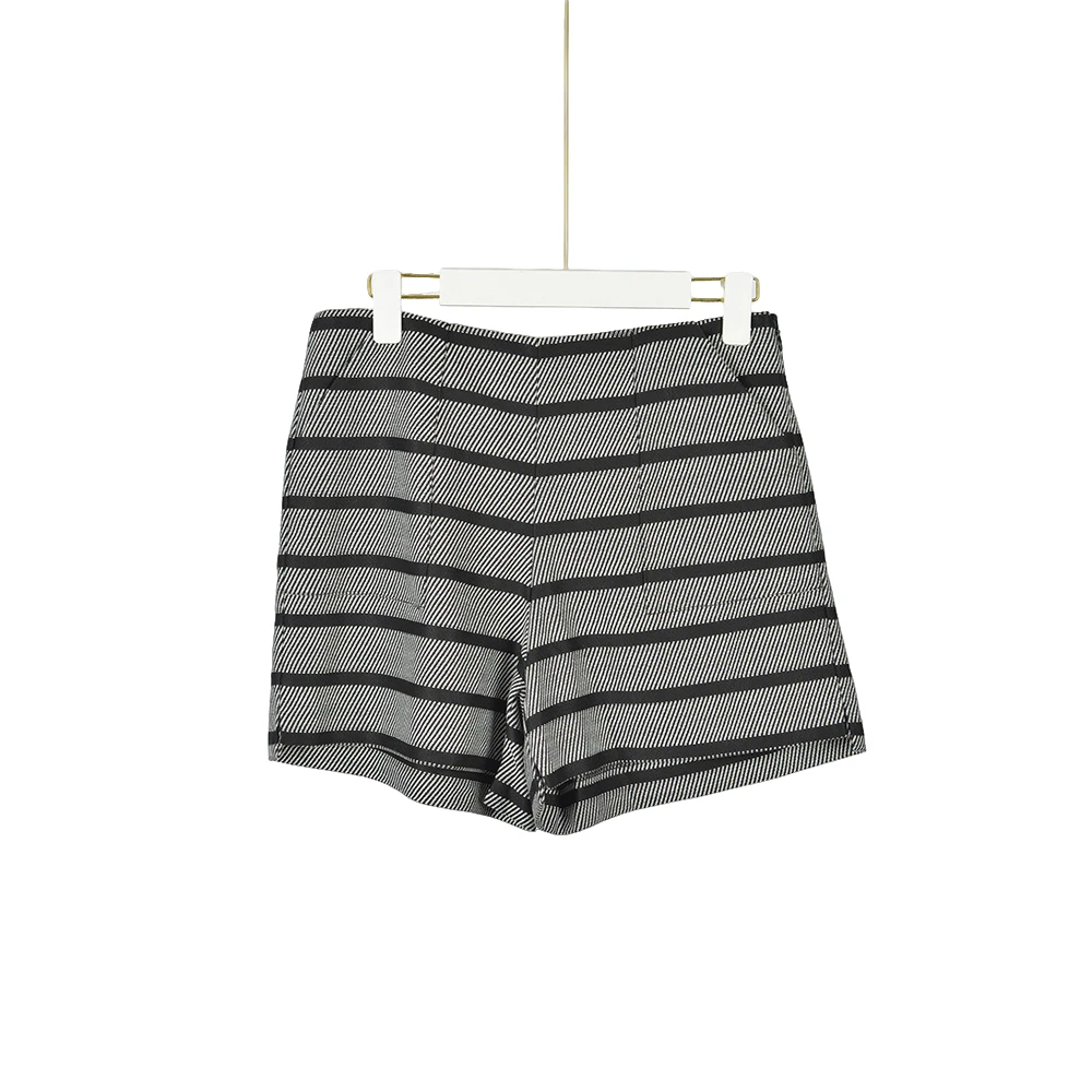 GPD2【专柜捡漏】女装SLDEC-短裤1170-灰黑条纹