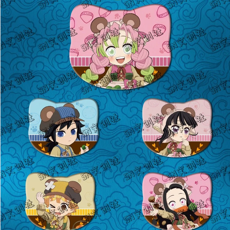 【TV浣熊转盘】《鬼灭之刃》SN文创吧唧盲盒TV二创同人（默认代拆）