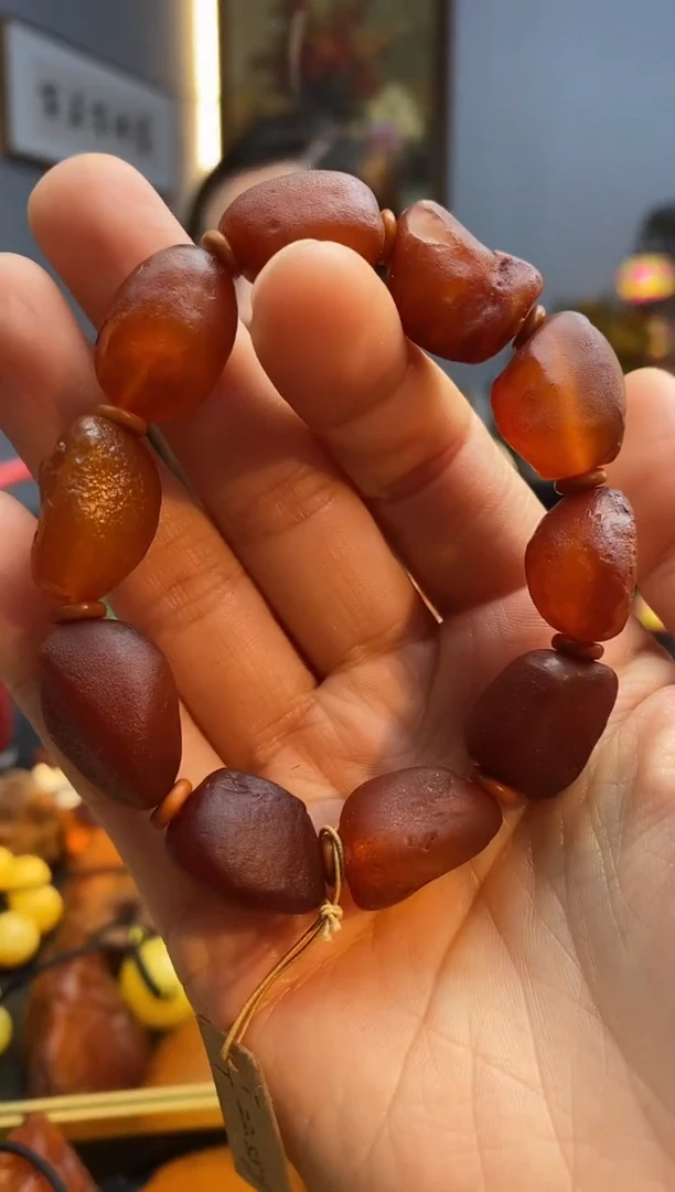 手链琥珀未镶嵌手串