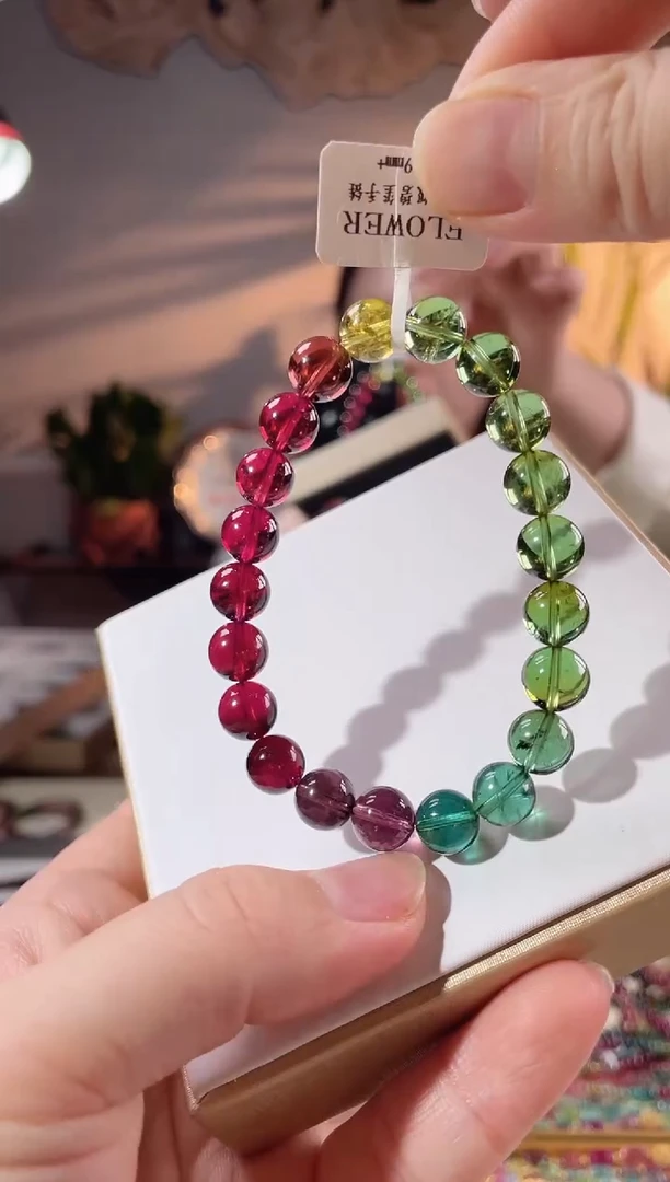 【闪购商品】碧玺手链未镶嵌单圈手链9+