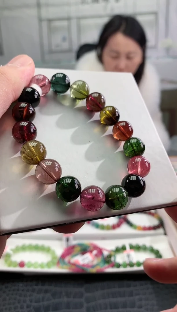 【闪购商品】碧玺手串未镶嵌多样性发一条