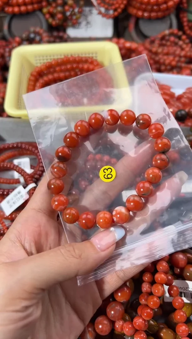 未镶嵌手串南红玛瑙10+