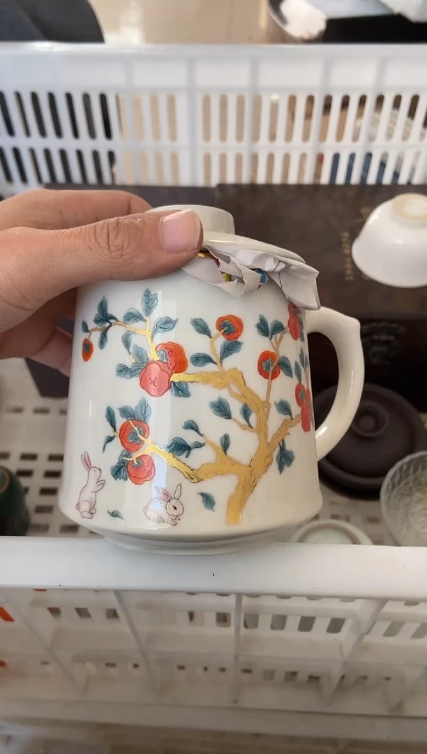 杯子瓷无运费险有瑕疵的摄影的产品有使用过的痕迹有点脏介意勿拍