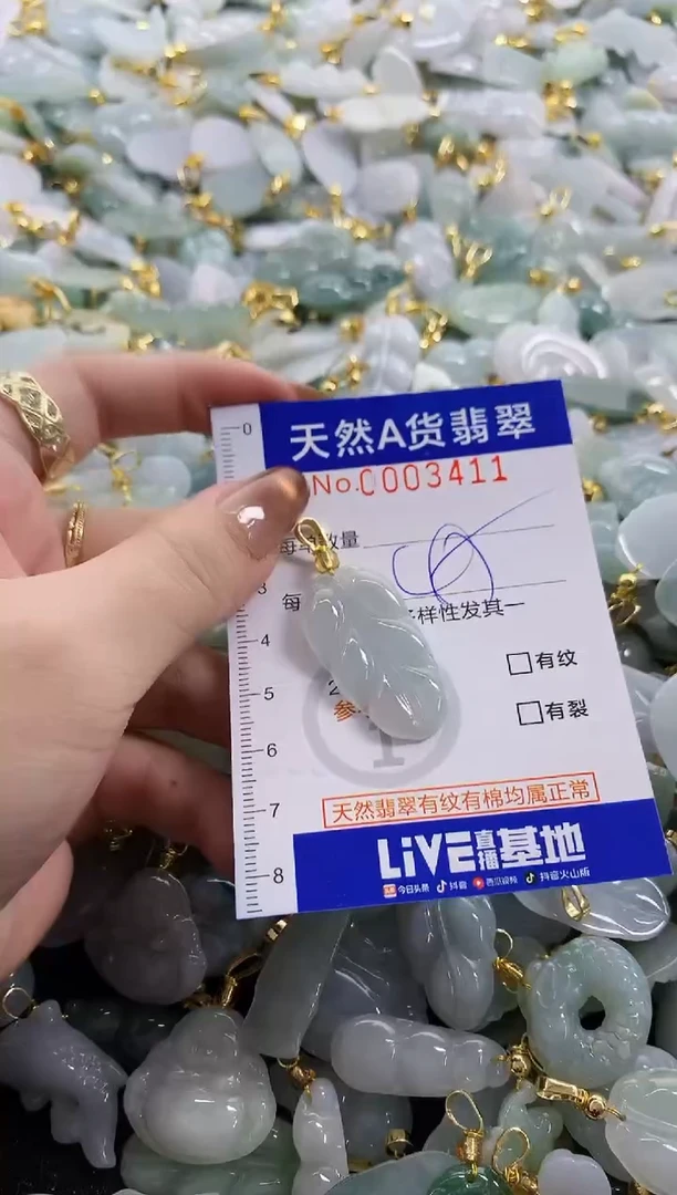 颈饰未镶嵌翡翠天然A货翡翠