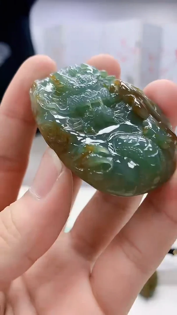 定制翡翠未镶嵌4898bb-毛货挂件123