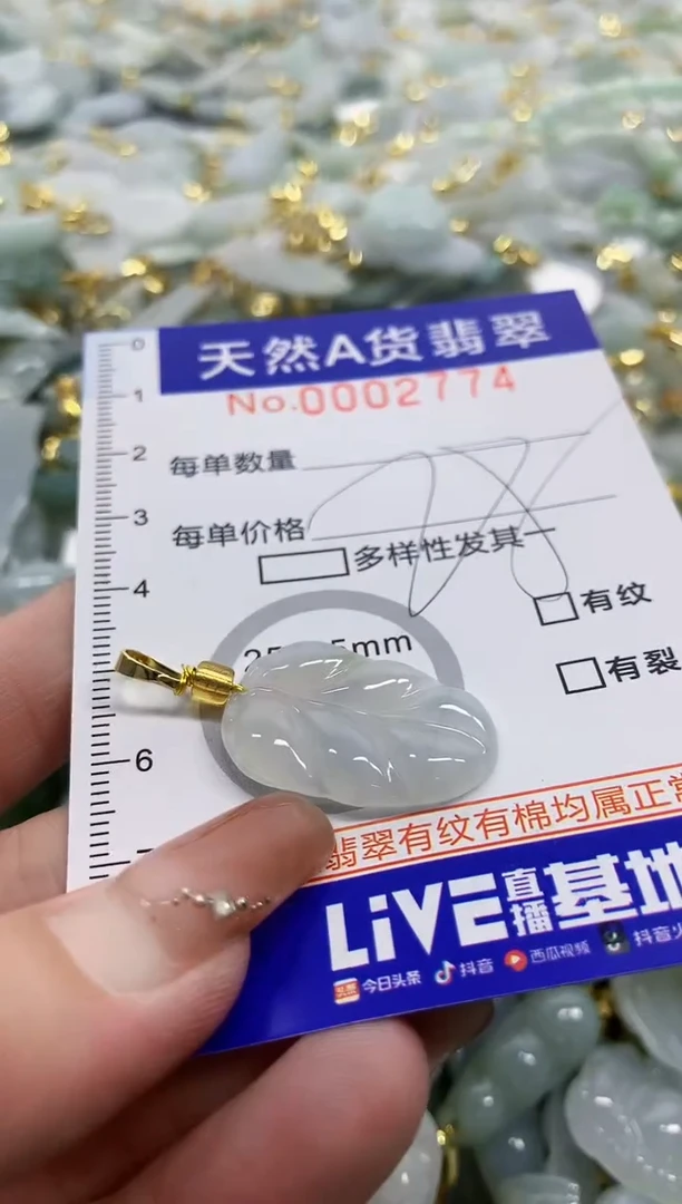 颈饰未镶嵌翡翠天然A货翡翠