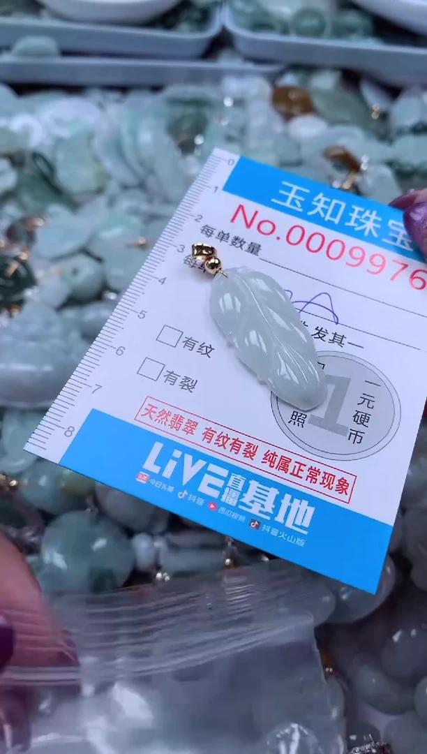 翡翠未镶嵌吊坠(不含链)9976