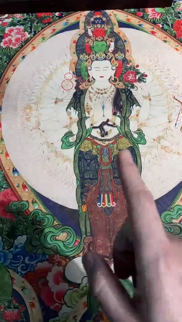 卷轴画路路的唐卡tk160