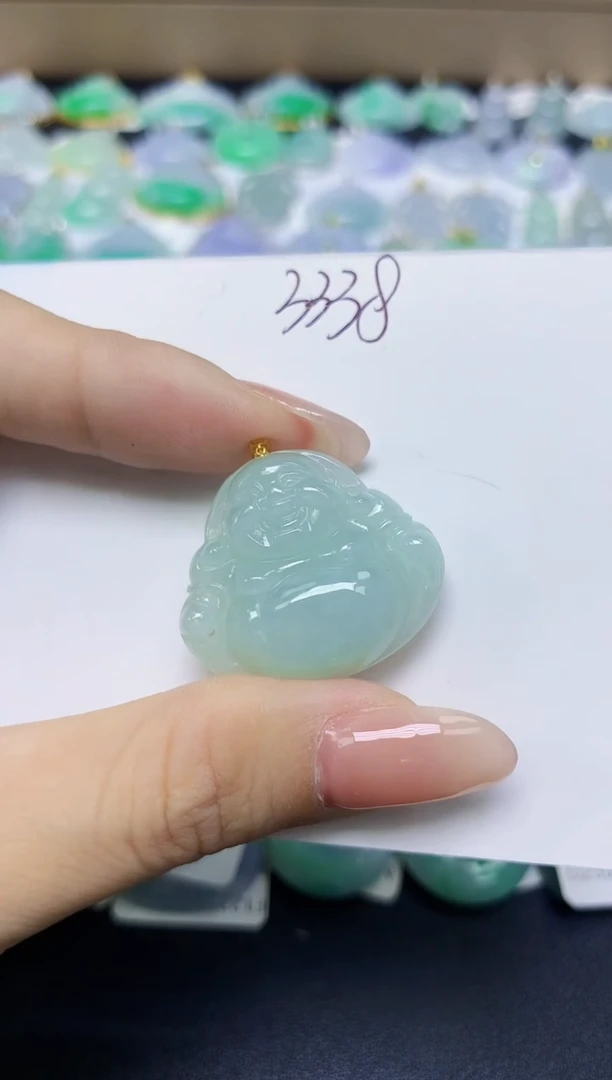 翡翠未镶嵌颈饰天然缅甸翡翠A货