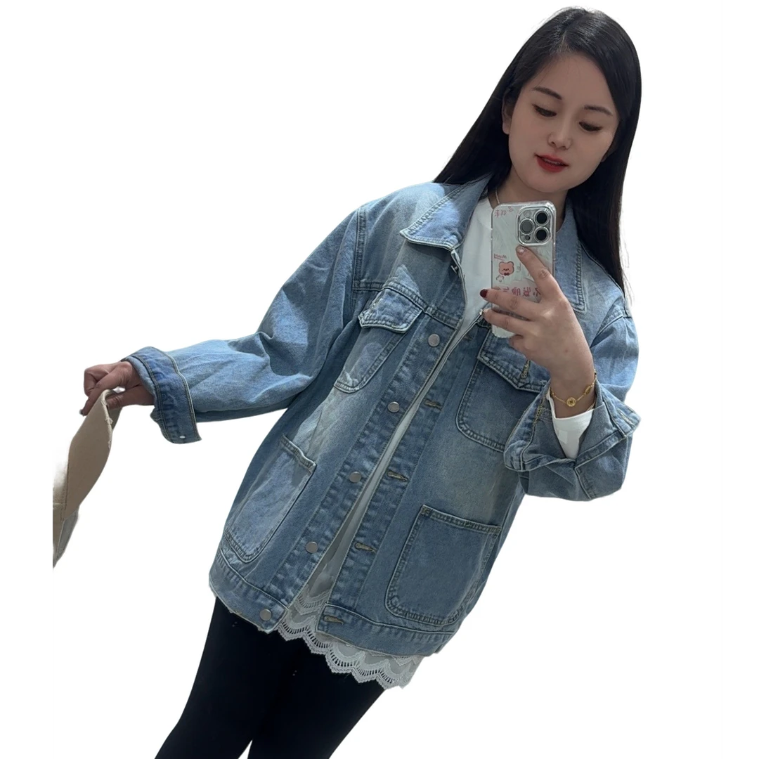 【程程优选9299】休闲牛仔外套