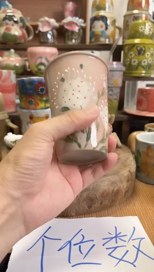 瓷片手绘高温釉下彩陶瓷