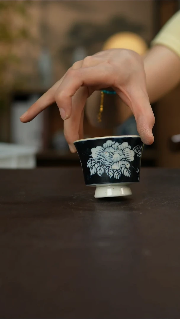 杯景德镇陶瓷杯碗柴烧多人瑕疵
