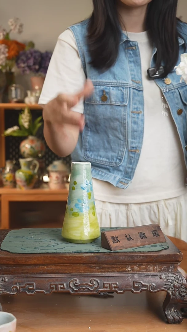 摆件景德镇陶瓷原创花器