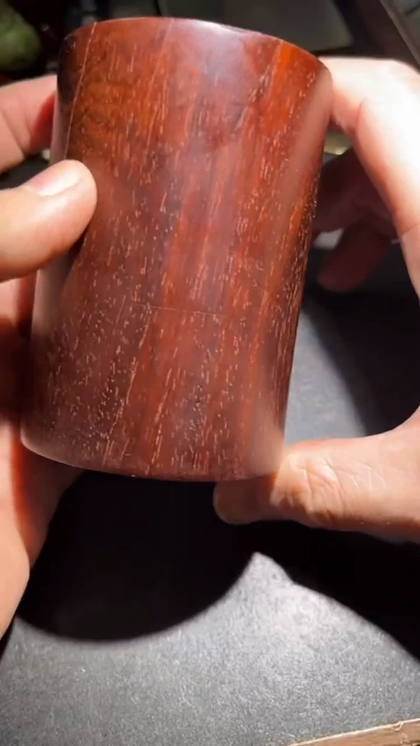 其他小叶紫檀pz1214-7笔筒