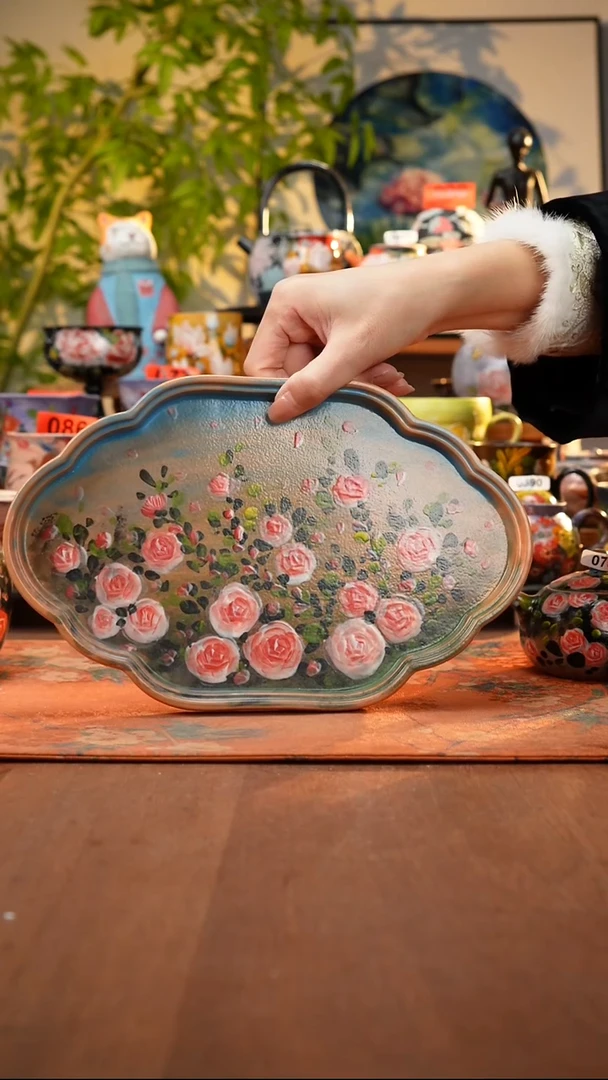 瓷片景德镇手工手绘764