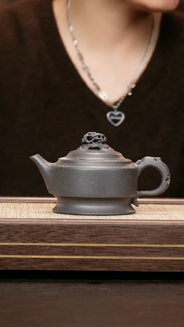 茶壶紫砂天青泥 磐石