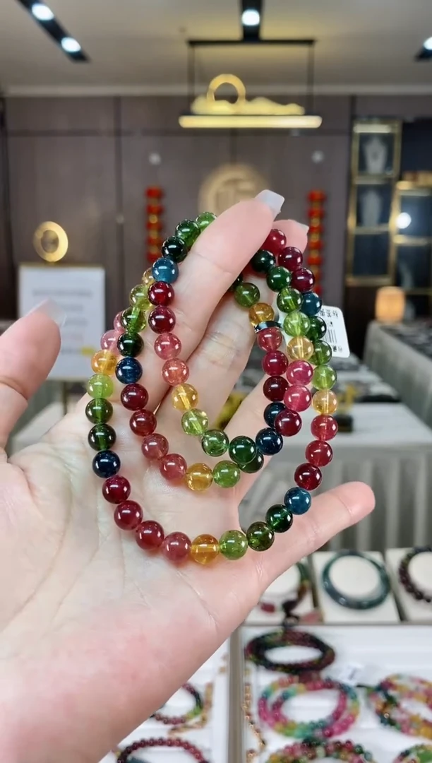【闪购商品】碧玺三圈手串未镶嵌（多样性发一条）hon