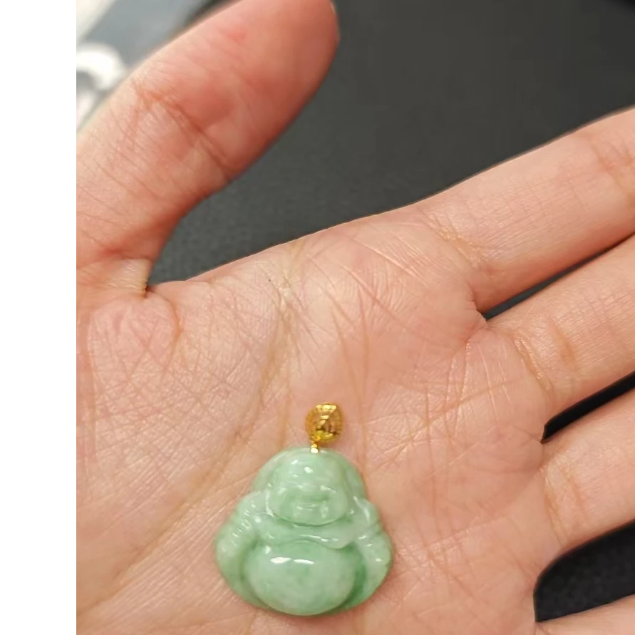 【金子家】翡翠颈饰18k金镶嵌1188120917