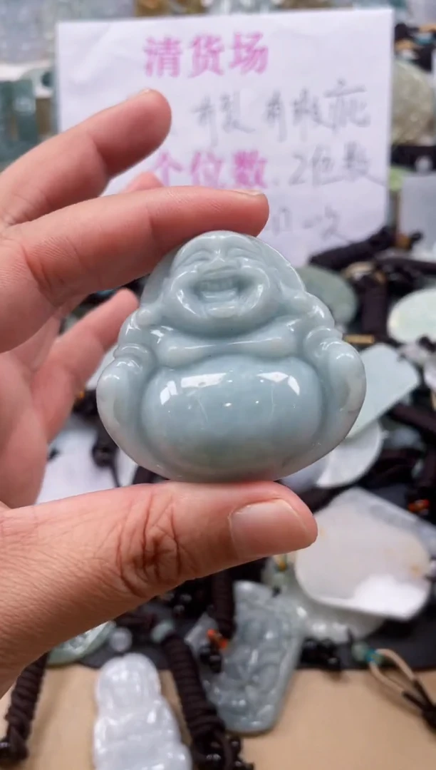 翡翠未镶嵌颈饰天然翡翠吊坠15