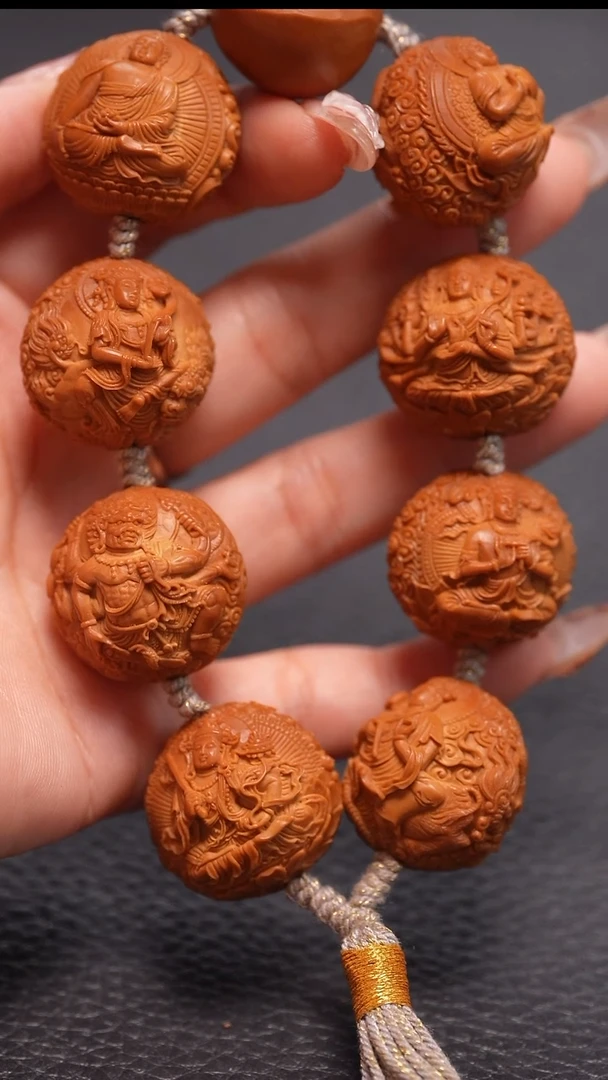 手串橄榄核2.5+/瑞兽万佛
