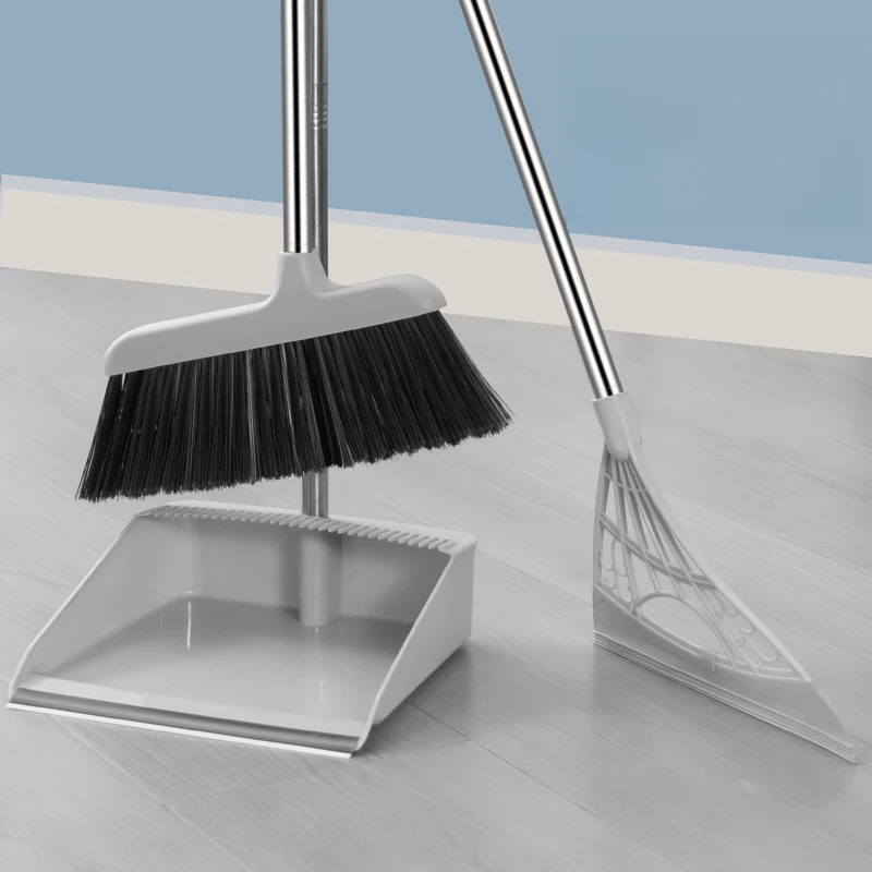 【加大加厚】梳齿型扫把簸箕垃圾铲家用不粘头发干湿两用撮箕卫生间