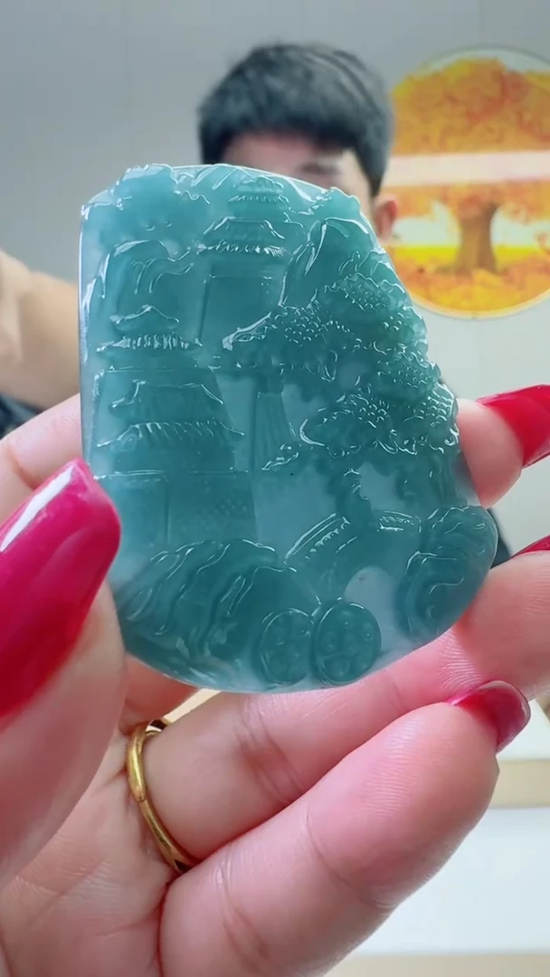 颈饰未镶嵌翡翠天然A货翡翠  多样性随机发其一