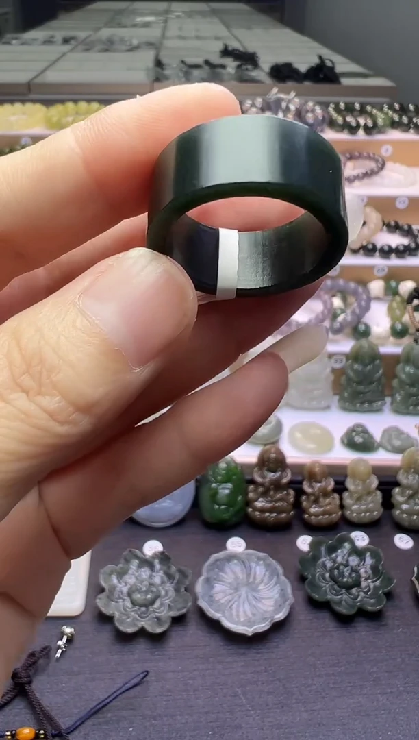 未镶嵌戒圈和田玉115号链接22圈口