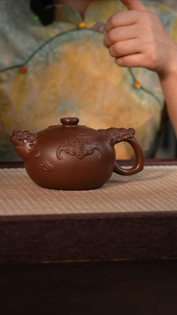 茶壶紫砂紫泥 400cc