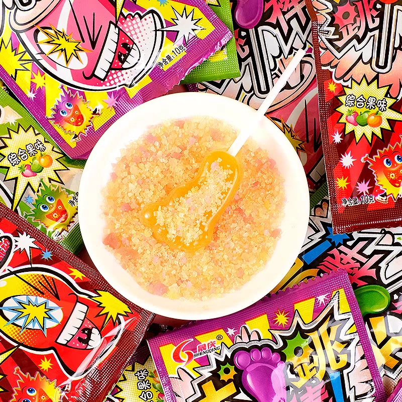 创意大脚丫造型水果味跳跳糖棒棒糖童年怀旧零食