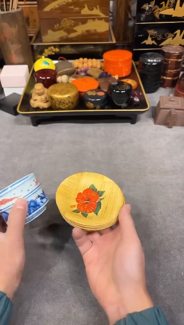 杯垫六篇 大漆漆器大漆漆器