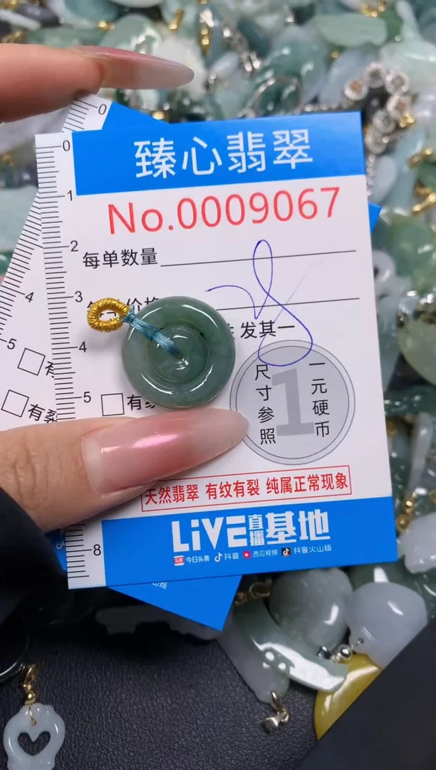 【闪购商品】翡翠颈饰未镶嵌含绳0009067